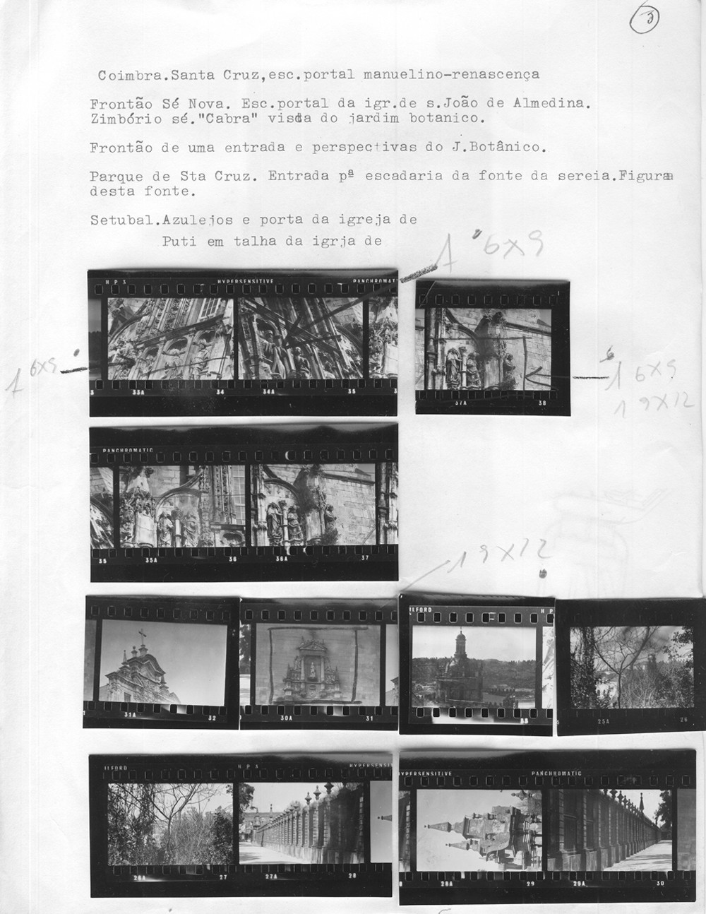  Estudos comparativos de escultura portuguesa (relatório para a Fundação Calouste Gulbenkian), c. 1966. 