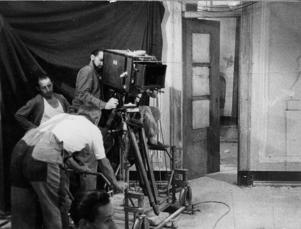  Filming of Dom Roberto, 1961. 